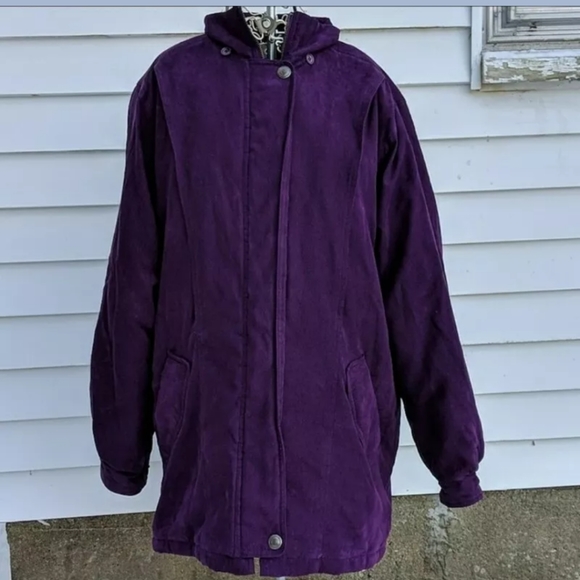 St Johns Bay Purple Puffer Jacket 